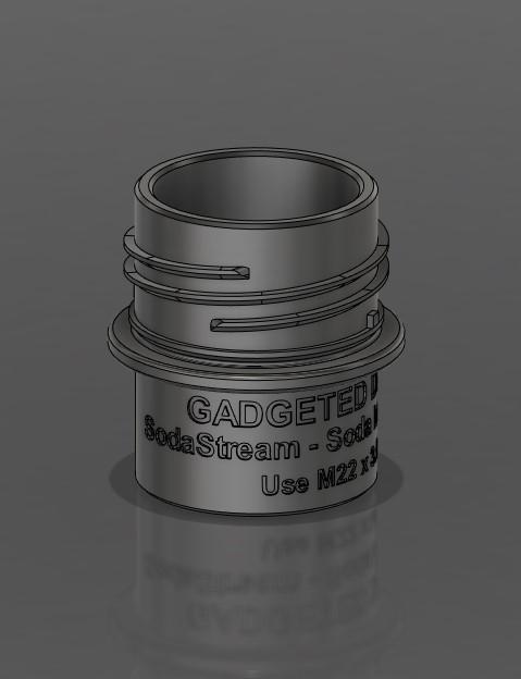 SodaStream to PET Bottle adapter