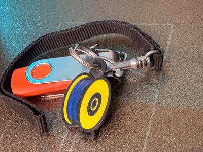 Filament Spool Keychain