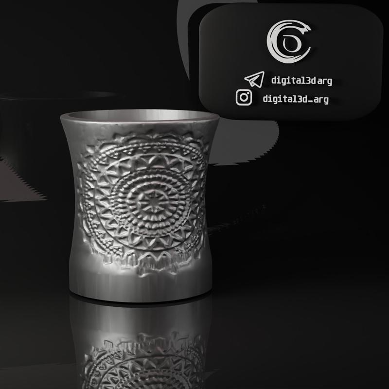 MATTE MANDALA METALLIC STYLE 33