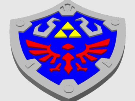 Zelda Hylian Shield Wall Plaque (AMS Needed)