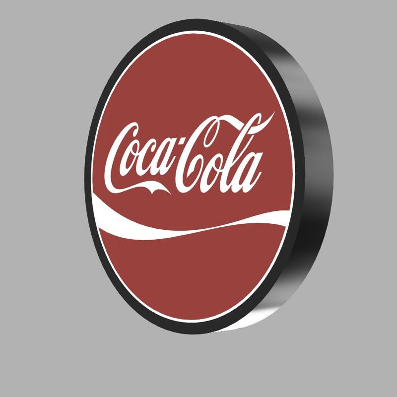 Coca-Cola Logo Light