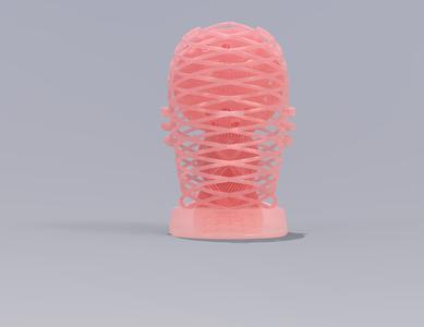 Trophy for 2018 3DPIAwards contest