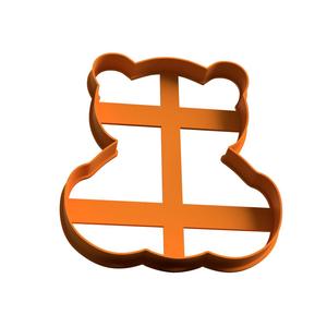 cutting bear body cookie cutter - bear body cookie cutter - oso cuerpo cortante galleta