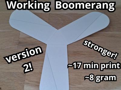 working Boomerang V2!