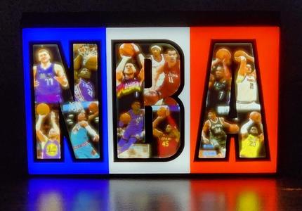 NBA Lithophane Lightbox