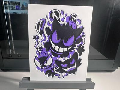 Hueforge - Trio Pokemon [Gastly-Haunter-Gengar]