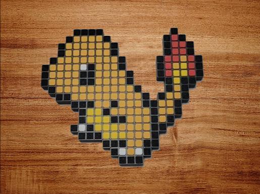 Charmander Pixel Puzzle