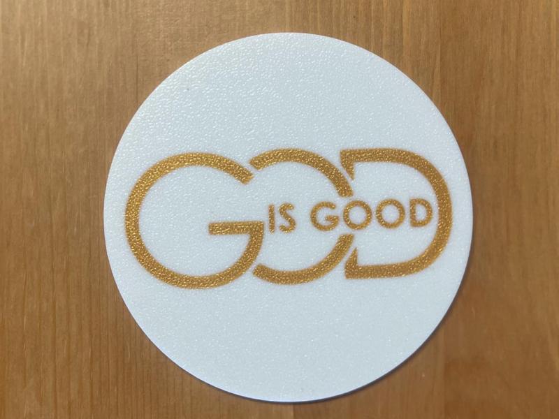 God Is Good Coaster