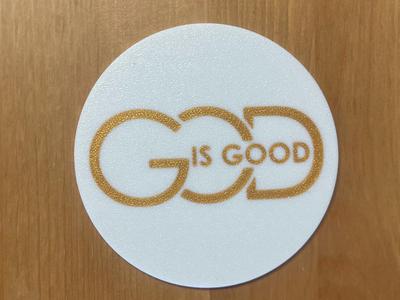 God Is Good Coaster