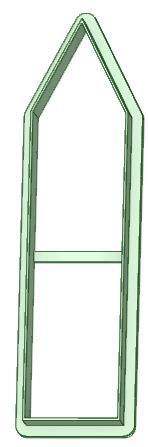 Stalactite castle Frozen 150mm cutter