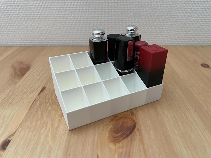 Lipstick holder / stand for 9, 12 or 15 lipsticks