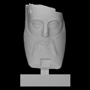 Mask of the River God Achelous (with base)