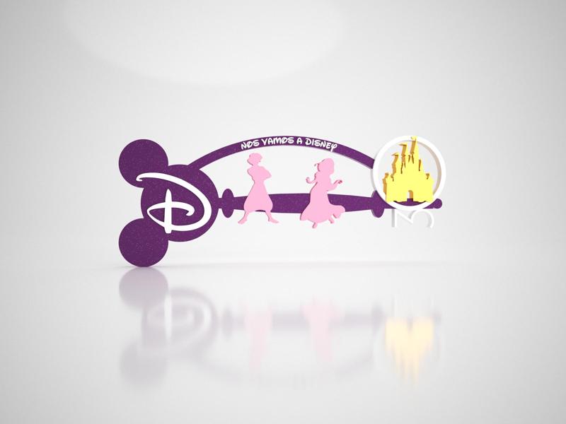 DISNEY KEY - Aladdin & Jasmine