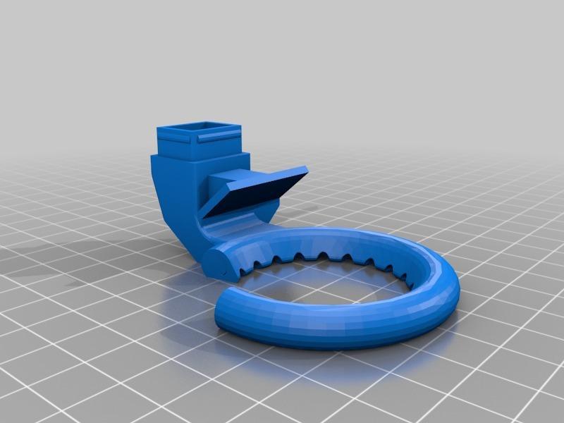 Anet A8 open circular Fan duct with LED-Left side