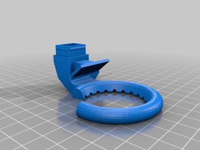Anet A8 open circular Fan duct with LED-Left side