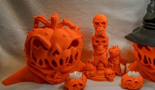 Pumpkin Head by BSGMiniatures - REMIX