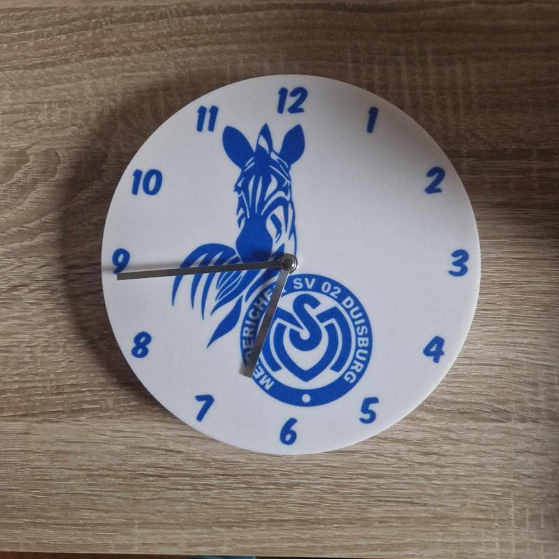 MSV Duisburg Uhr Clock