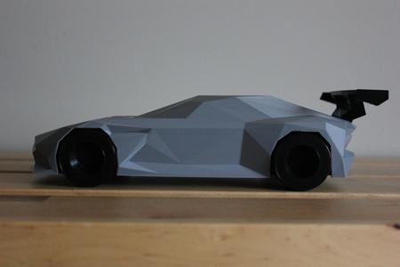 Low-poly Aston Martin Vulcan
