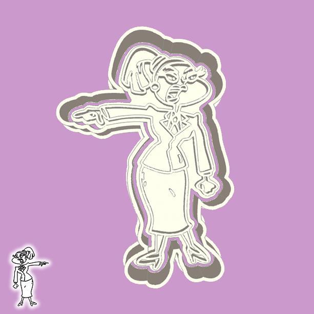 Rugrats cookie cutters - Charlotte Pickles (style 1)