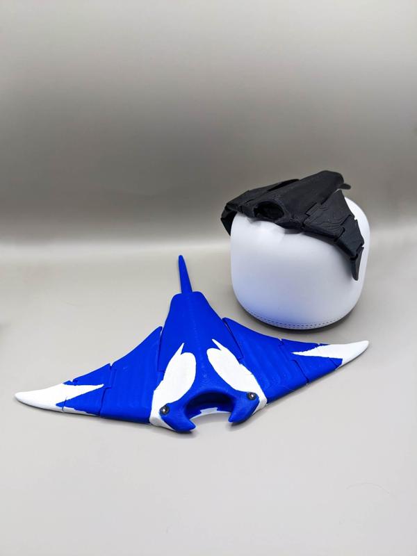 Flexi Manta Ray, Print in Place, Articulated Manta Ray