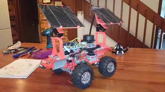 SOLAR ASSEMBLY FOR THE SLAM/GPS EXPERIMENTAL OFFROAD PLATFORM