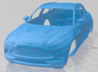 Aston Martin DBX Straight Six 2022 Printable Body Car