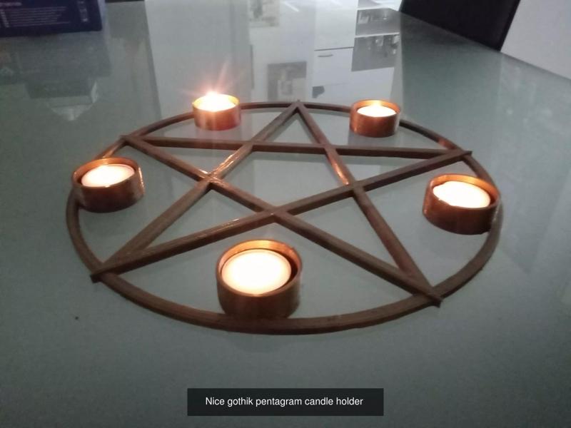 Gothik pentagram collection