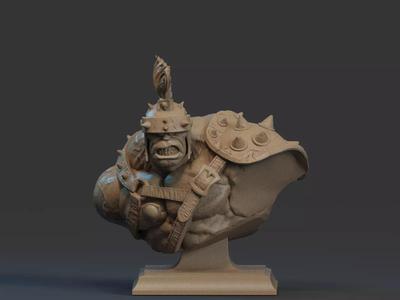 Hulk Bust 3D Print