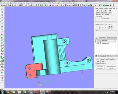 PRUSA I3 Y X END MOTOR BLOCK Without support and with Endstop grip