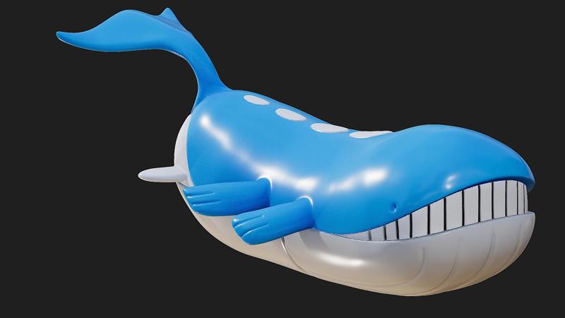Wailord - Fan Art (99% Zukan replica)