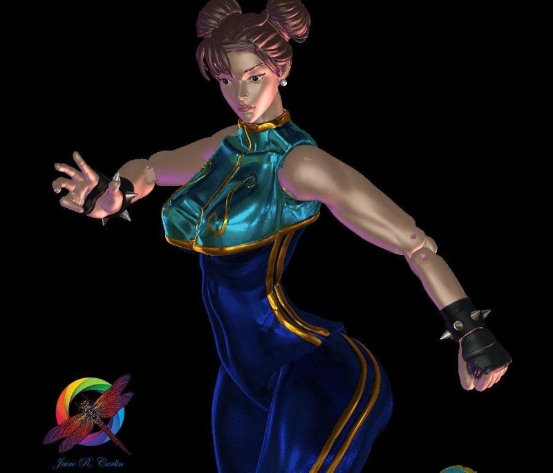 Chun li Sport outfit articulate Street Fighter