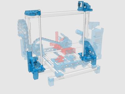 PRN3D Z-axis Custom Parts & Power unit