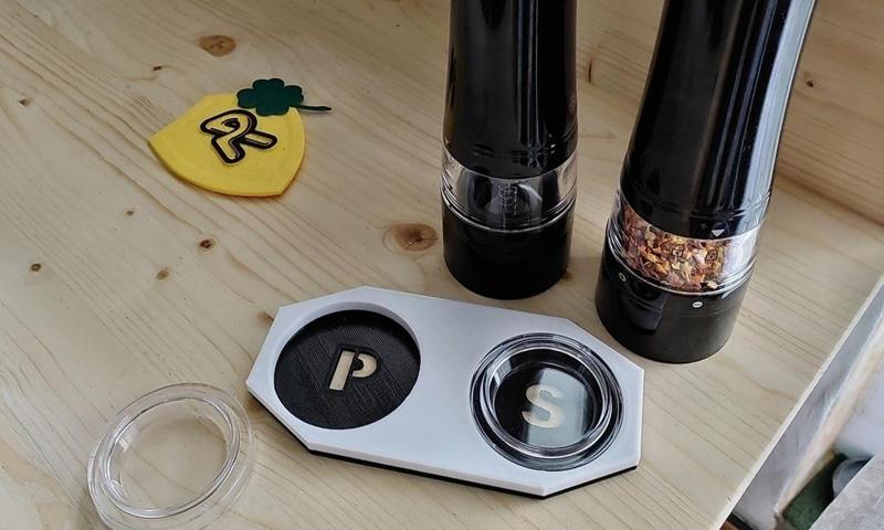 Electric spice mill tray, Salt and Pepper Grinder