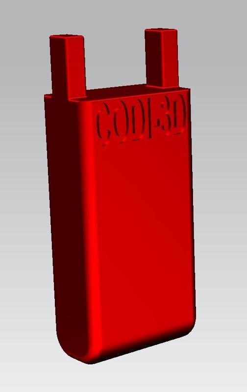 supporto modulare h= 50 mm per CNC morsetto modulare da tavola (d. 6mm.) rev.003 -