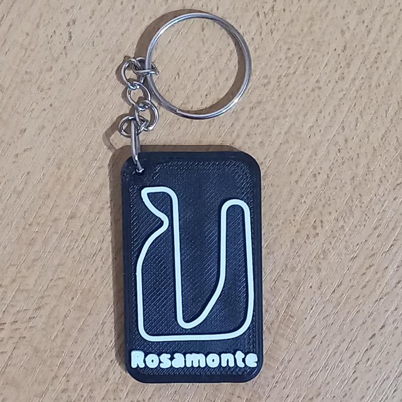 Rosamonte Circuit Keychain