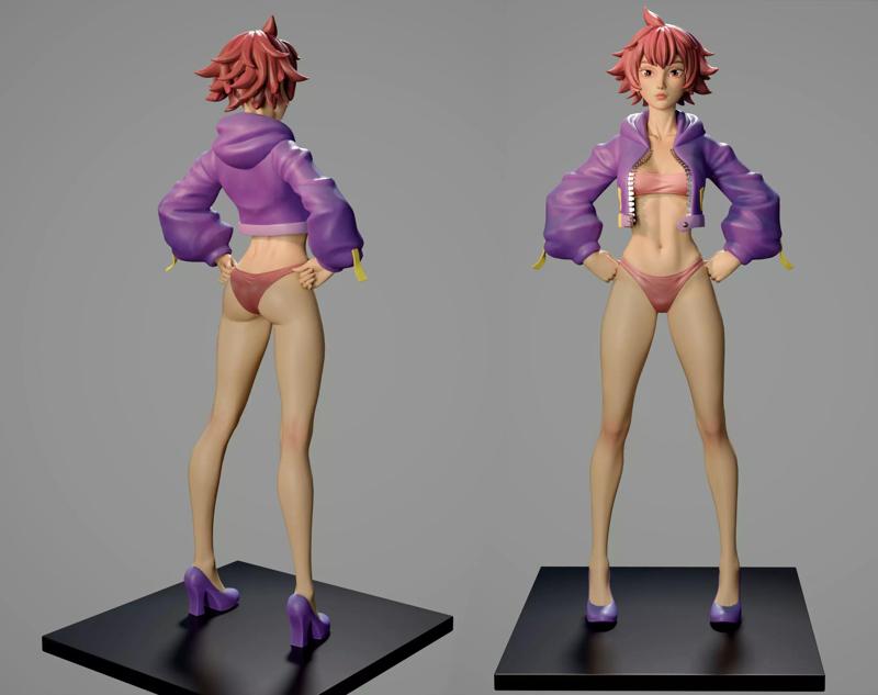 Sexy Girl - Stylized Short Hair