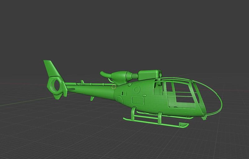 SA341 Gazelle helicopter (TRex450)