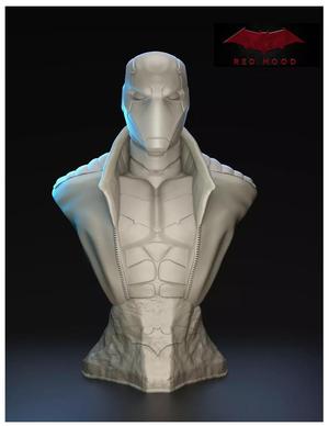 red hood bust fan art