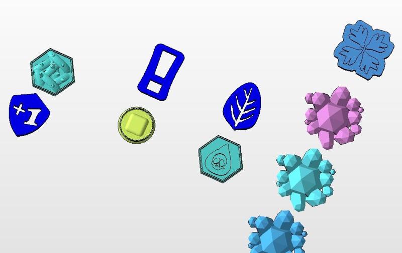 Explorers of the Woodlands alter tokens meeples Лесные приключения