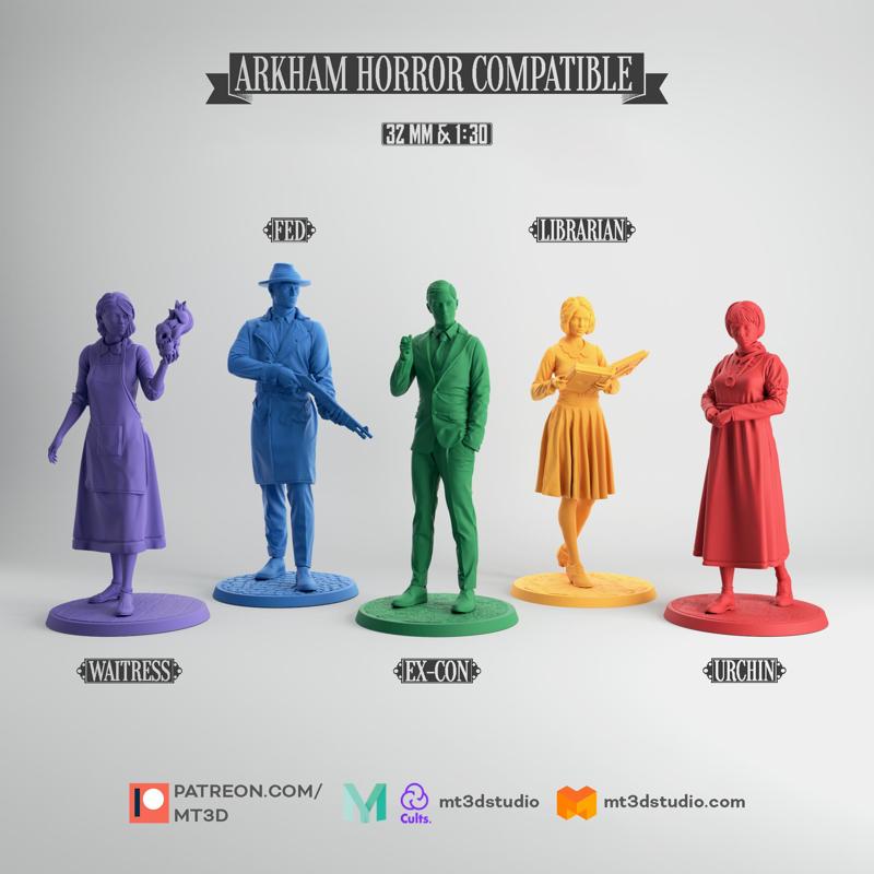 Investigator Pack 01 - Arkham Horror compatible