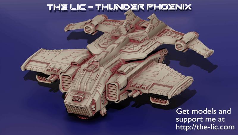 The LIC HN - Thunder Phoenix Assault Gunship