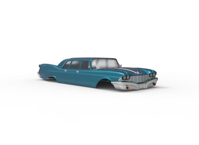 1958 Imperial Crown Limousine by Ghia Rc body shell