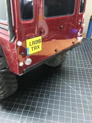 Traxxas TRX4 Rock Crawling Rear Bumper