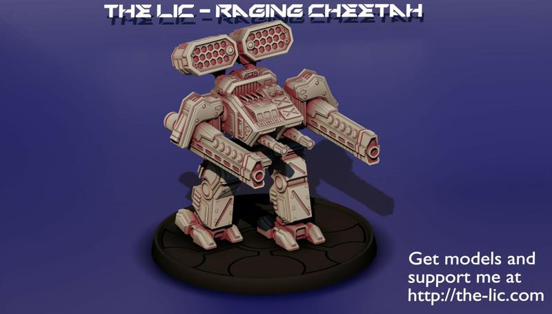 LIC - Raging Cheetah 100t Assault Mech