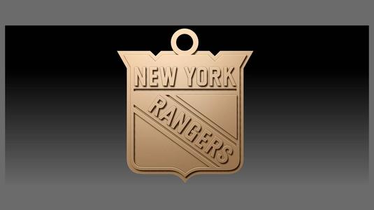 NHL new york rangers keychain shield color printable
