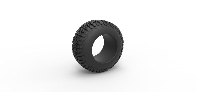 Diecast offroad tire 108 Scale 1:25