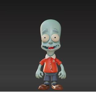 chibi Roger alien Figurine