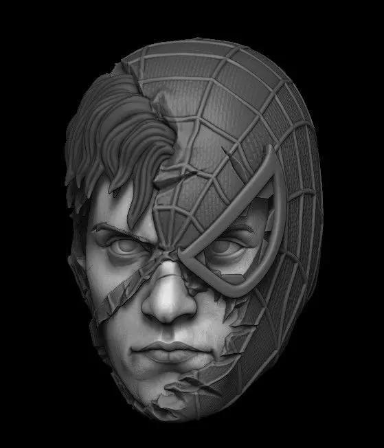 SPIDERMAN PETER PARKER BATTLE DAMAGED