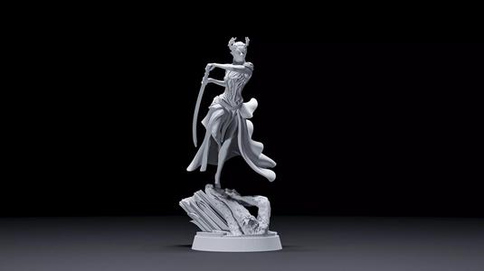 Throne of Shards - Elf Noble with Two Handed Sword