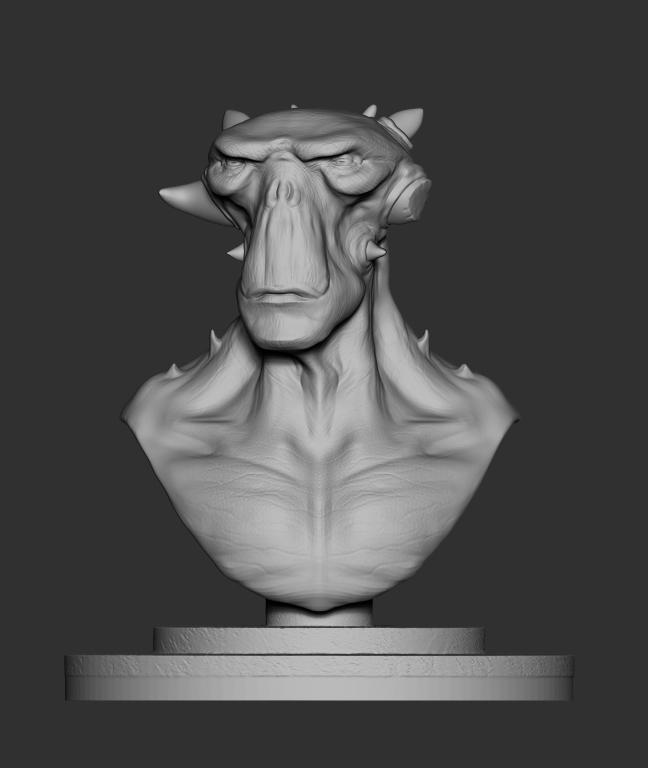 Monster bust